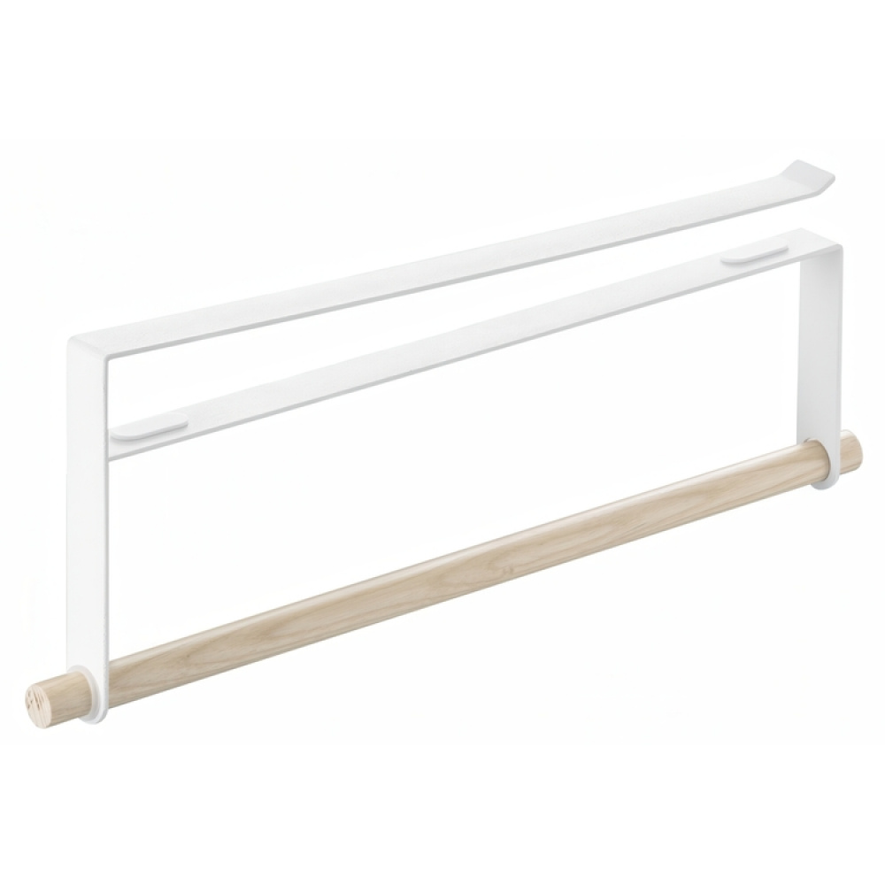 Under hylla hållare för hushållspapper, TOSCA PAPER TOWEL HOLDER, Yamazaki, Vit i gruppen Förvaring / Köksförvaring / Organisera köksskåp / Under diskbänksförvaring hos SmartaSaker.se (43149)