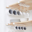 Under hylla, Mugg / Vinglas hängare, COLGADOR PARA TAZAS, Metall, Vit Under hylla, Mugg / Vinglas hängare, COLGADOR PARA TAZAS, Metall, Vit