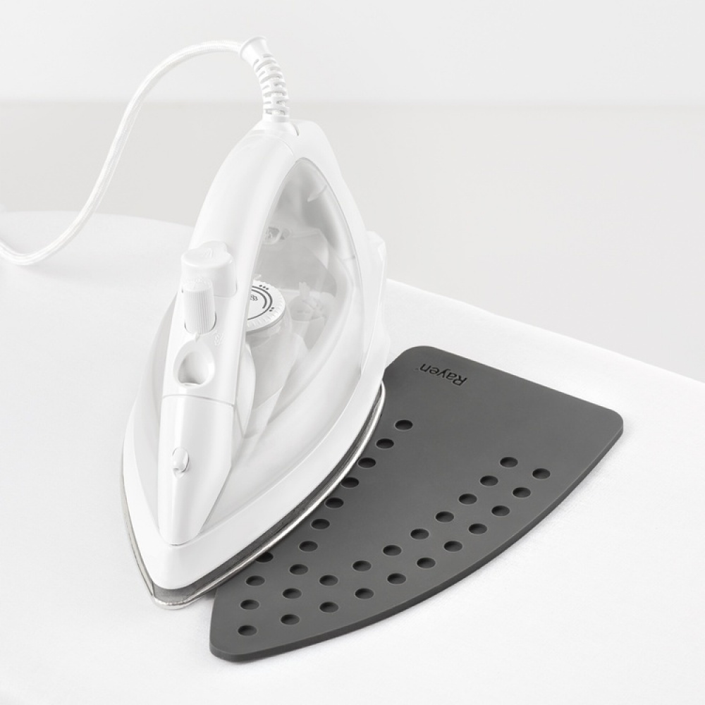 Underlägg för strykjärnet, Silikon, RAYEN, 13 x 27 cm, Grå i gruppen Förvaring / Tvätt och tork / Stryktillbehör hos SmartaSaker.se (43155)