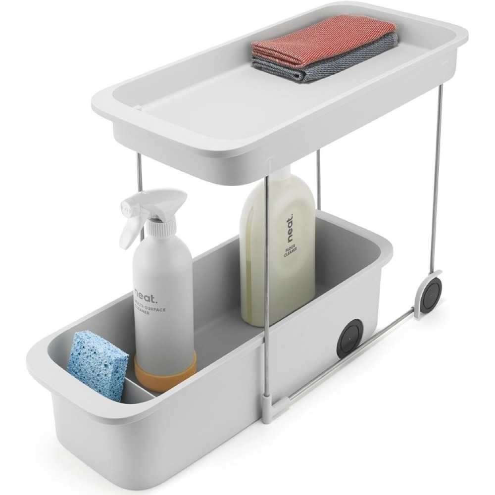 Utdragbar förvaring, EASY ACCESS CADDY, Joseph Joseph, 47 x 20 x H 33,5 cm, Ljusgrå i gruppen Förvaring / Förvaringslådor / JosephJoseph förvaringslådor hos SmartaSaker.se (43161)