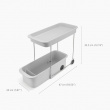 Utdragbar förvaring, EASY ACCESS CADDY, Joseph Joseph, 47 x 20 x H 33,5 cm, Ljusgrå Utdragbar förvaring, EASY ACCESS CADDY, Joseph Joseph, 47 x 20 x H 33,5 cm, Ljusgrå