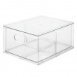 Utdragbar låda med avdelare, THE HOME EDIT ALL PURPOSE BIN DRAWER, 27,3 x 35,6 x H 17cm, Transparent Utdragbar låda med avdelare, THE HOME EDIT ALL PURPOSE BIN DRAWER, 27,3 x 35,6 x H 17cm, Transparent