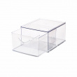 Utdragbar låda. Stapelbar, RPET CABINET BIN DRAWER, 26,5 x 22,4 x H 14,6 cm, Transparent Utdragbar låda. Stapelbar, RPET CABINET BIN DRAWER, 26,5 x 22,4 x H 14,6 cm, Transparent