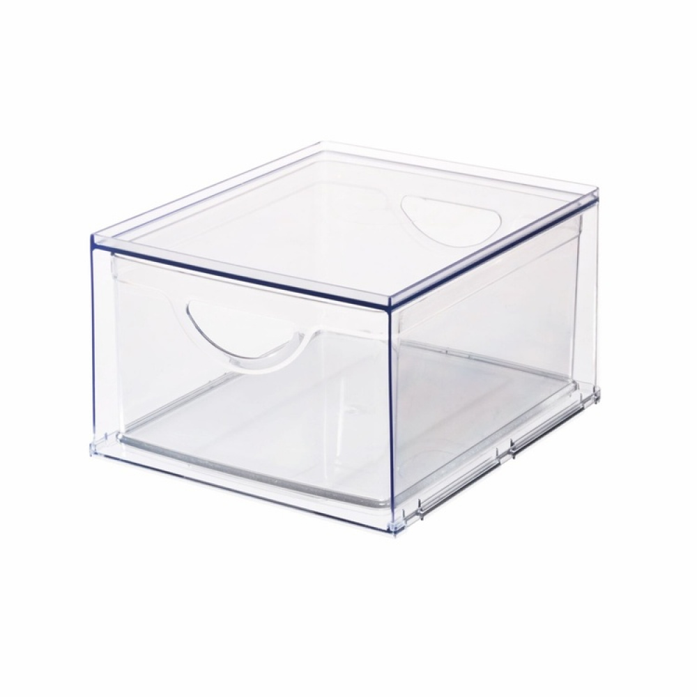 Utdragbar låda. Stapelbar, RPET CABINET BIN DRAWER, 26,5 x 22,4 x H 14,6 cm, Transparent i gruppen Förvaring / Köksförvaring / Organisera köksskåp hos SmartaSaker.se (43172)