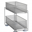 Utdragbara korgar, PULL-OUT- STORAGE, 35 x 19 x H 34 cm, Silver Utdragbara korgar, PULL-OUT- STORAGE, 35 x 19 x H 34 cm, Silver