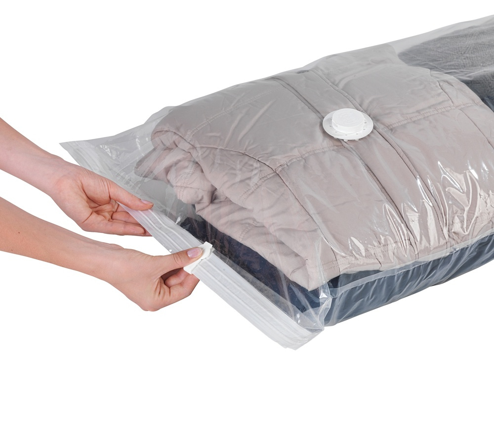 Vakuumpåsar Platt, 2 st, LARGE SEASONAL BAGS, 90 x 55 cm, Klar i gruppen Förvaring / Garderobsförvaring / Vakuumförvaring / Kompakta vakuumpåsar hos SmartaSaker.se (43178)