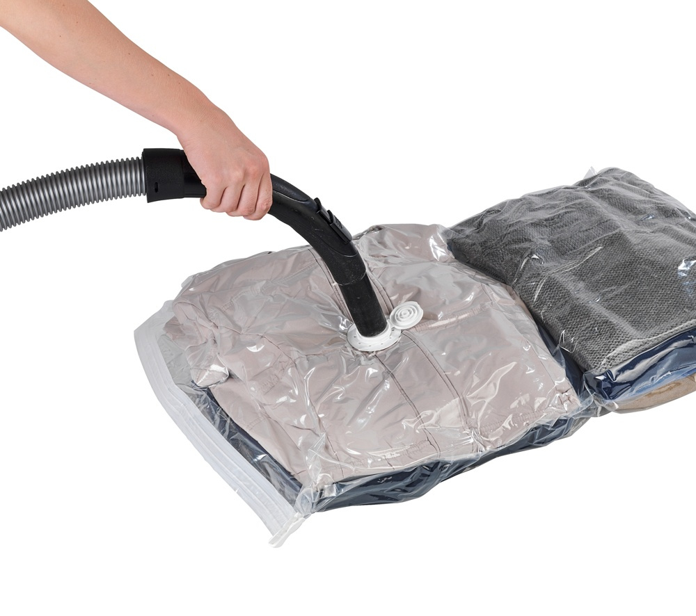 Vakuumpåsar Platt, 2 st, LARGE SEASONAL BAGS, 90 x 55 cm, Klar i gruppen Förvaring / Garderobsförvaring / Vakuumförvaring / Kompakta vakuumpåsar hos SmartaSaker.se (43178)