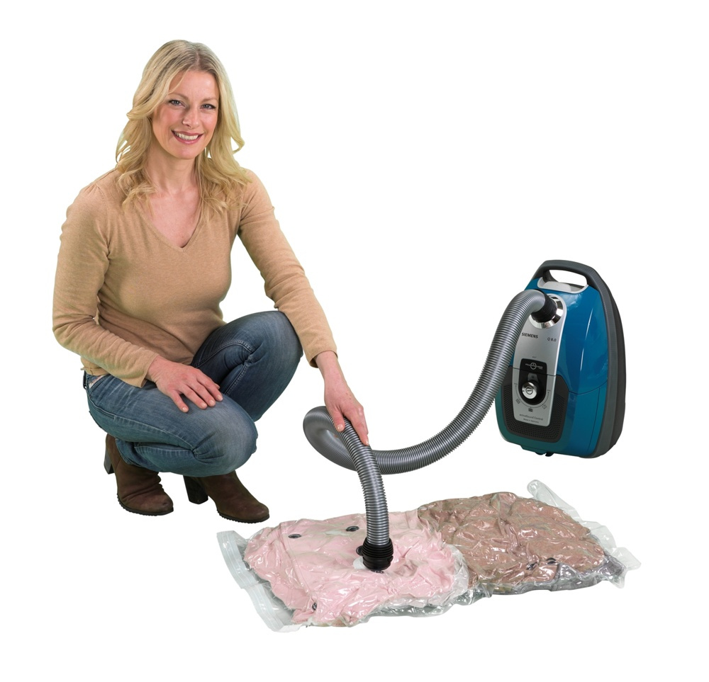 Vakuumpåsar Platt, 2 st, LARGE SEASONAL BAGS, 90 x 55 cm, Klar i gruppen Förvaring / Garderobsförvaring / Vakuumförvaring / Kompakta vakuumpåsar hos SmartaSaker.se (43178)