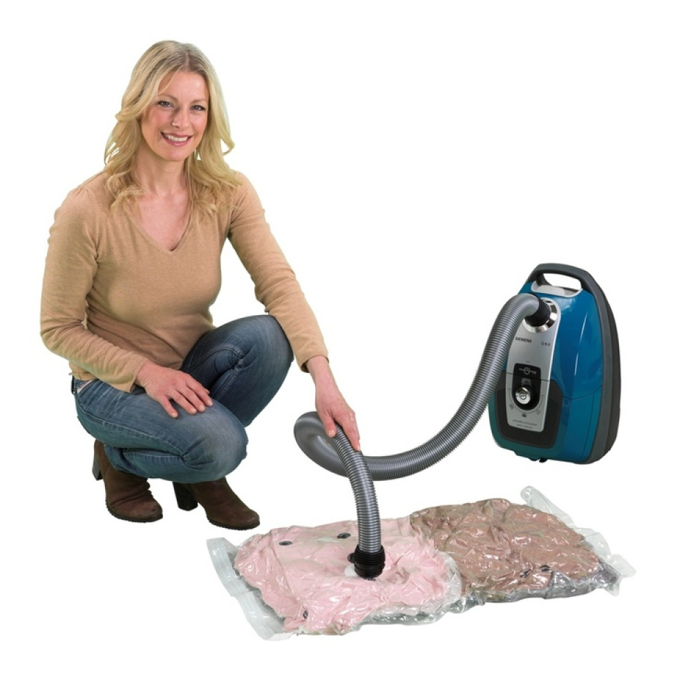 Vakuumpåsar Platt, 2 st, LARGE SEASONAL BAGS, 90 x 55 cm, Klar i gruppen Förvaring / Garderobsförvaring / Vakuumförvaring / Kompakta vakuumpåsar hos SmartaSaker.se (43178)