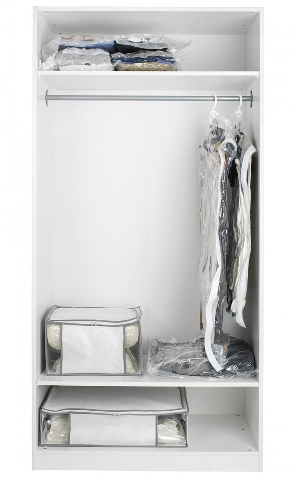 Vakuumpåsar Platt, 2 st, LARGE SEASONAL BAGS, 90 x 55 cm, Klar i gruppen Förvaring / Garderobsförvaring / Vakuumförvaring / Kompakta vakuumpåsar hos SmartaSaker.se (43178)
