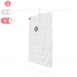 Vakuumpåse med galge, ESPACE SHORT, Kort 70 x H 105 cm, Transparent Vakuumpåse med galge, ESPACE SHORT, Kort 70 x H 105 cm, Transparent