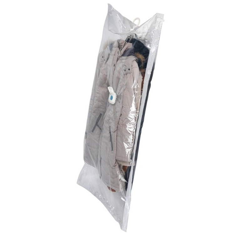 Vakuumpåse med galge, RAUMSPAR XL, 70 x H 145 cm, Klar i gruppen Förvaring / Garderobsförvaring / Vakuumförvaring / Hängande vakuumpåsar hos SmartaSaker.se (43191)