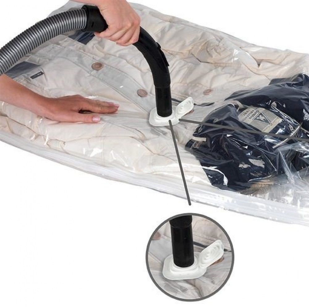 Vakuumpåse med galge, RAUMSPAR XL, 70 x H 145 cm, Klar i gruppen Förvaring / Garderobsförvaring / Vakuumförvaring / Hängande vakuumpåsar hos SmartaSaker.se (43191)
