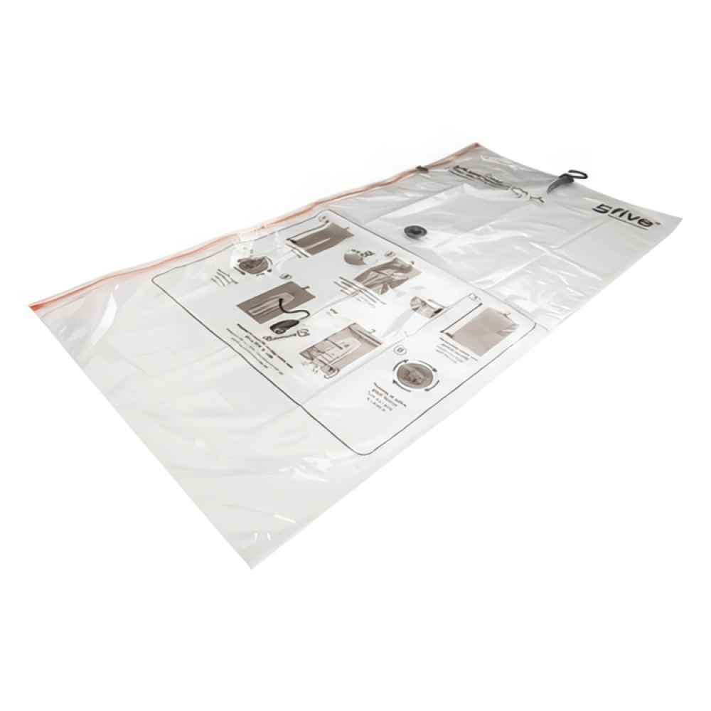 Vakuumpåse med galge, SAC COMPRESSEUR, 69 x H 138 cm, Klar i gruppen Förvaring / Garderobsförvaring / Vakuumförvaring / Hängande vakuumpåsar hos SmartaSaker.se (43192)