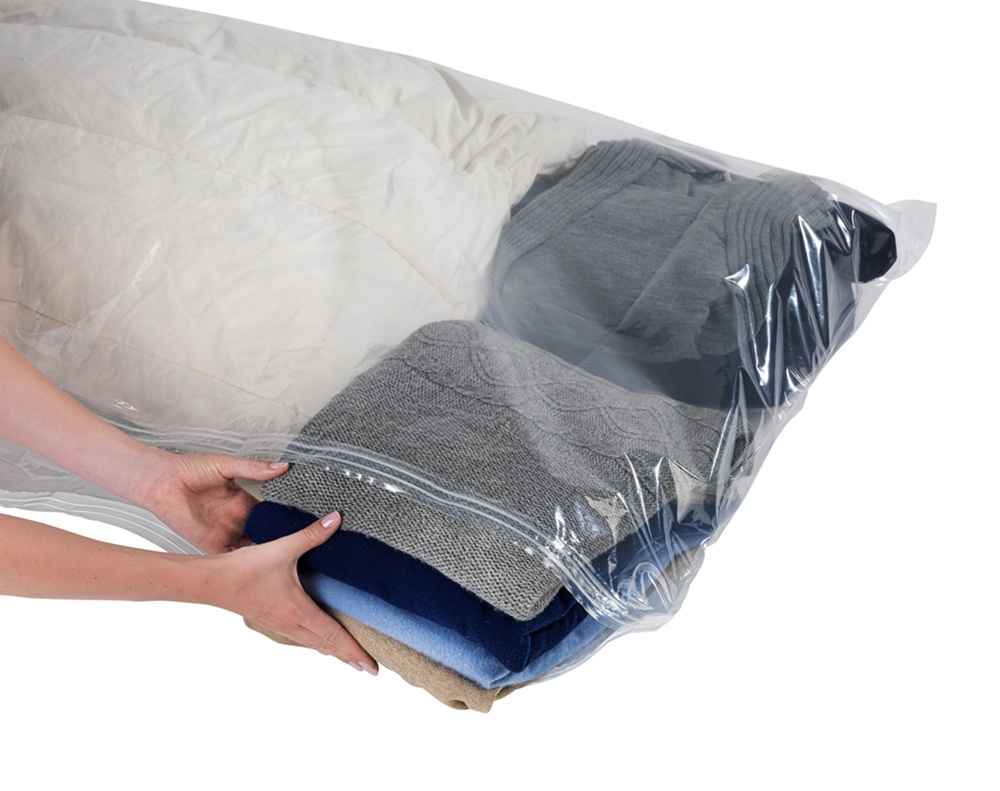 Vakuumpåse Platt, XL SEASONAL BAGS BAG, 135 x 90 cm, Klar i gruppen Förvaring / Garderobsförvaring / Vakuumförvaring / Kompakta vakuumpåsar hos SmartaSaker.se (43196)