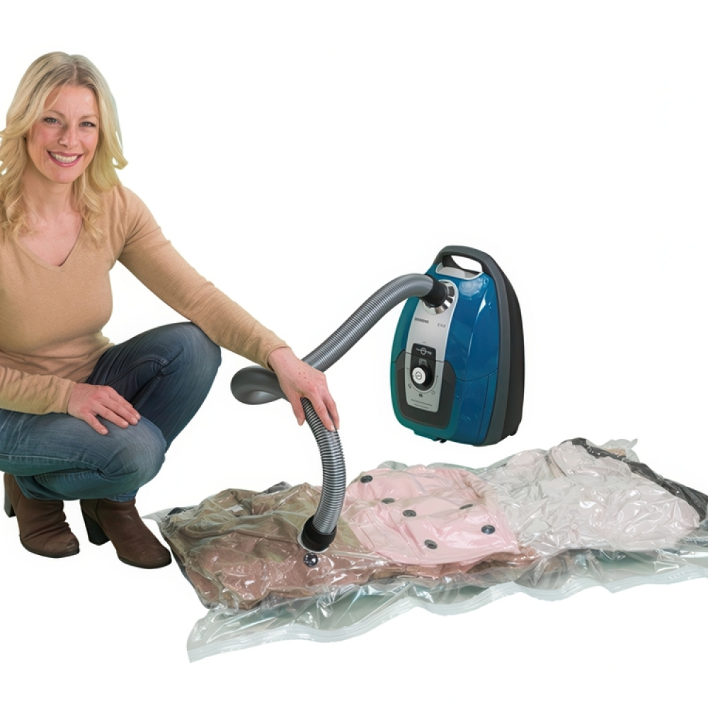 Vakuumpåse Platt, XL SEASONAL BAGS BAG, 135 x 90 cm, Klar i gruppen Förvaring / Garderobsförvaring / Vakuumförvaring / Kompakta vakuumpåsar hos SmartaSaker.se (43196)