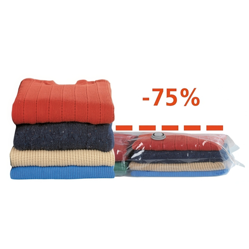 Vakuumpåse Platt, XL SEASONAL BAGS BAG, 135 x 90 cm, Klar i gruppen Förvaring / Garderobsförvaring / Vakuumförvaring / Kompakta vakuumpåsar hos SmartaSaker.se (43196)