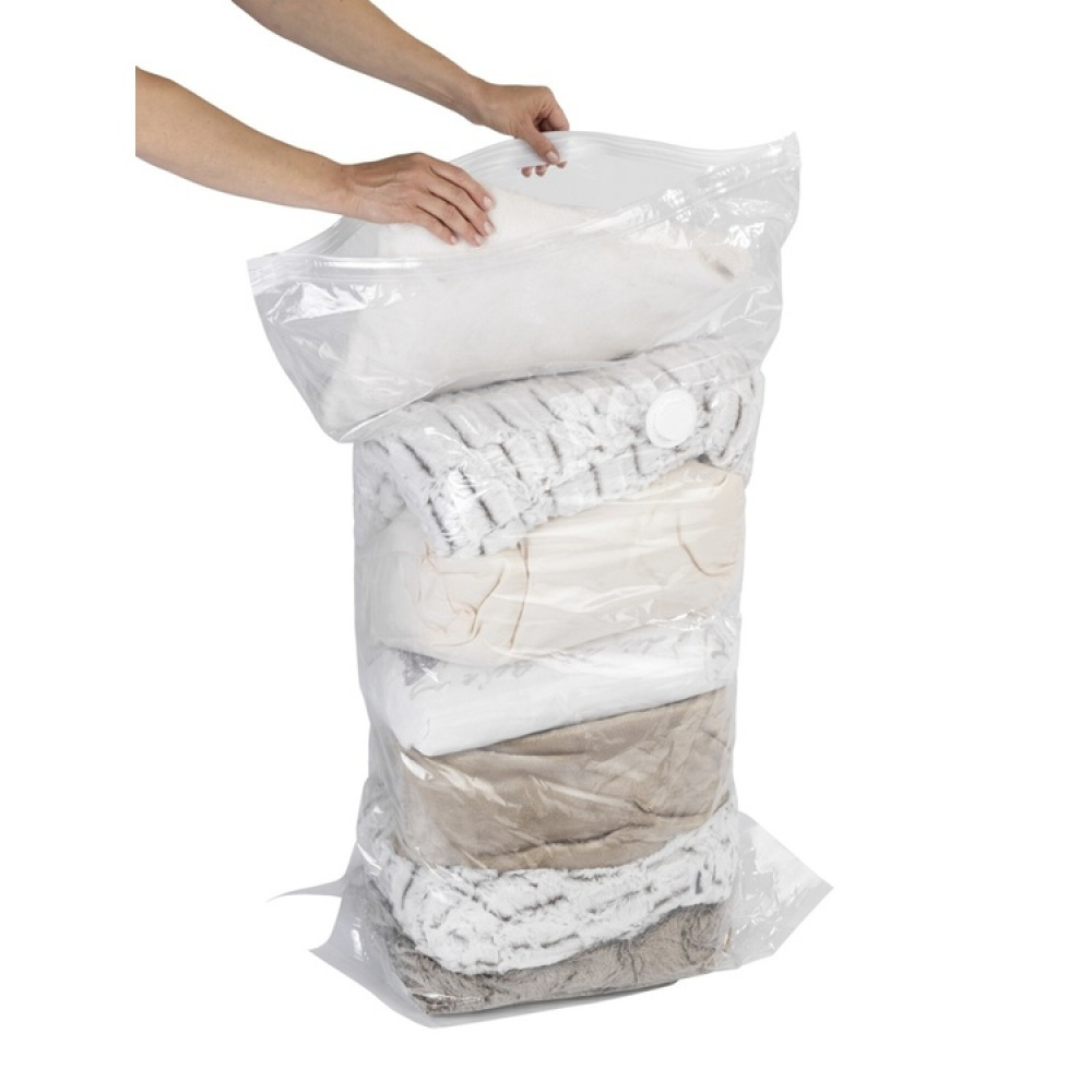 Vakuumpåse, VACUUM CUBE LARGE, 70 x 35 x H 100 cm, Klar i gruppen Förvaring / Garderobsförvaring / Vakuumförvaring / Manuella vakuumpåsar hos SmartaSaker.se (43198)