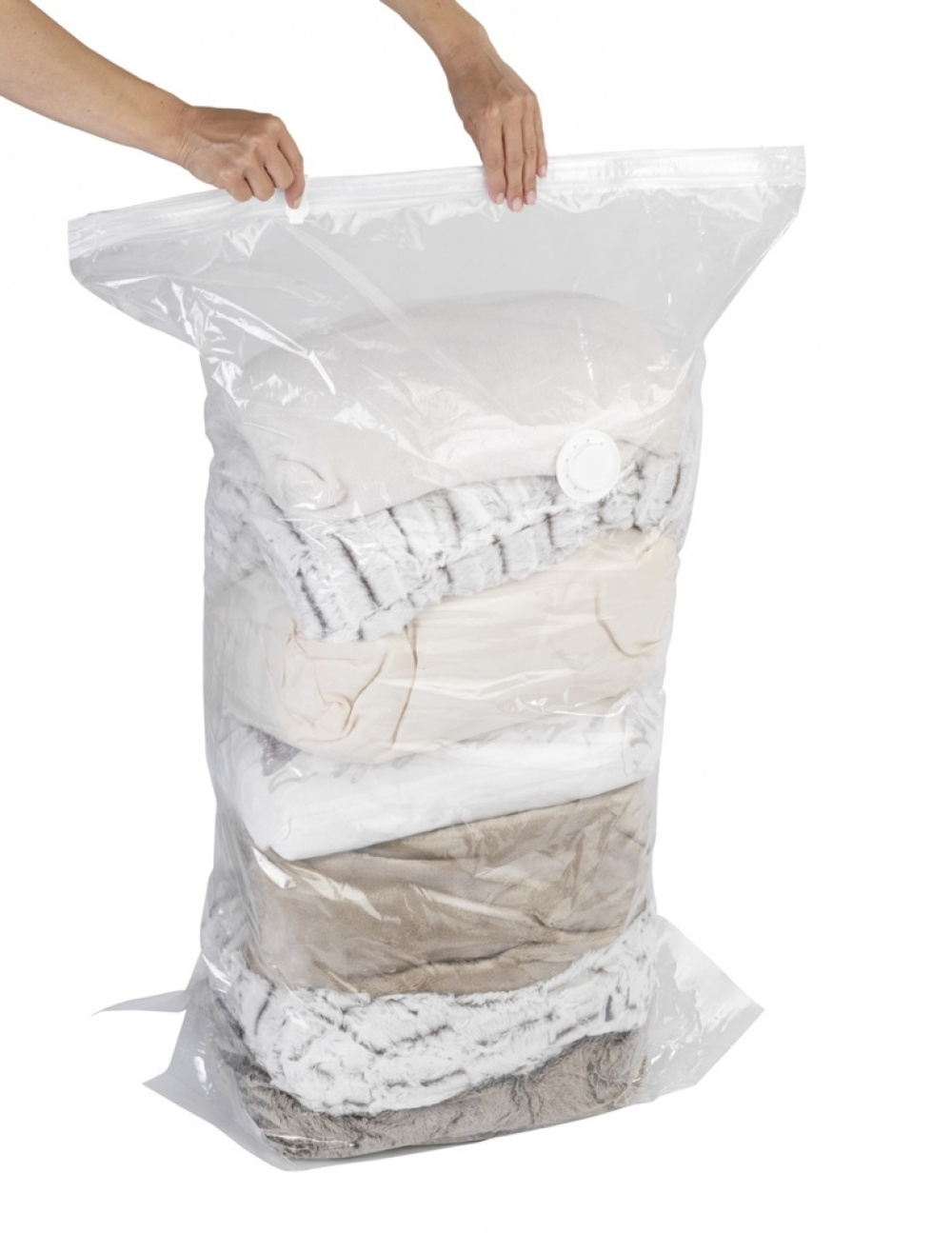 Vakuumpåse, VACUUM CUBE LARGE, 70 x 35 x H 100 cm, Klar i gruppen Förvaring / Garderobsförvaring / Vakuumförvaring / Manuella vakuumpåsar hos SmartaSaker.se (43198)