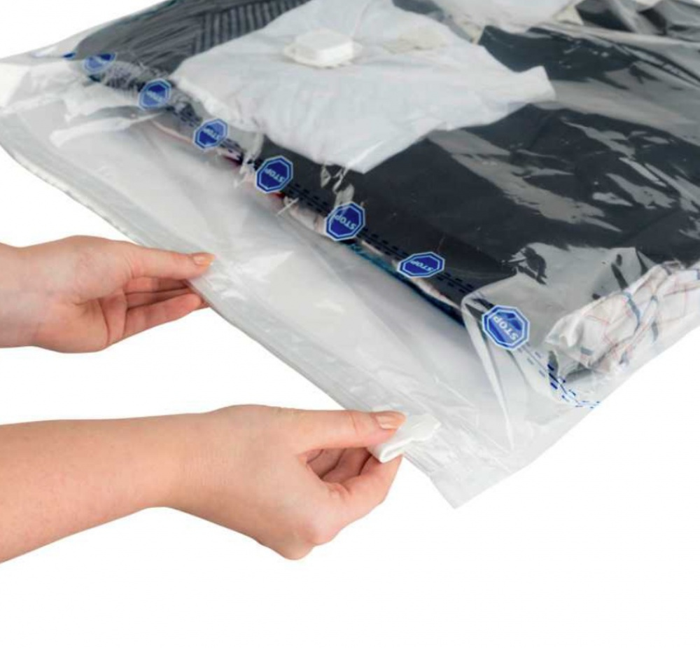 Vakuumpåse, XXL VACUUM JUMBO CUBE, 180 x 50 x H 90 cm, Klar i gruppen Förvaring / Garderobsförvaring / Vakuumförvaring / Manuella vakuumpåsar hos SmartaSaker.se (43199)
