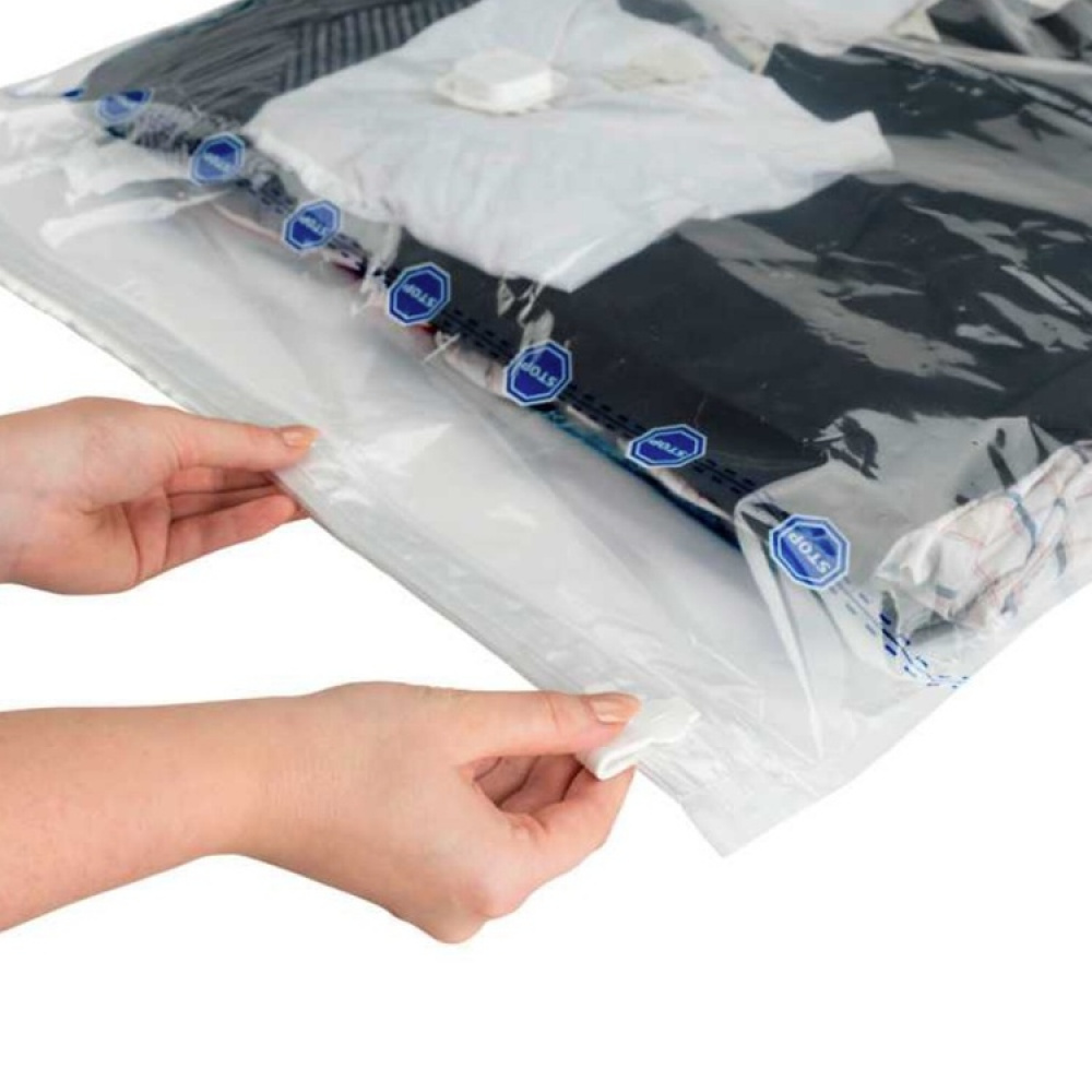 Vakuumpåse, XXL VACUUM JUMBO CUBE, 180 x 50 x H 90 cm, Klar i gruppen Förvaring / Garderobsförvaring / Vakuumförvaring / Manuella vakuumpåsar hos SmartaSaker.se (43199)