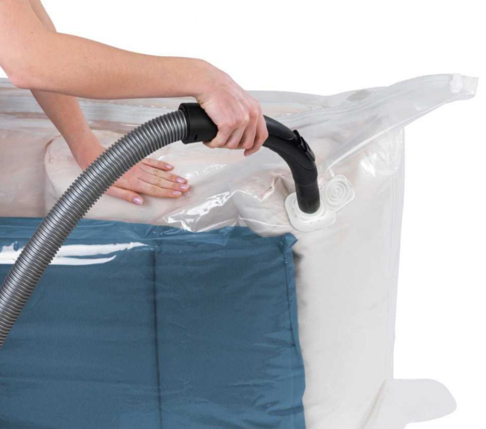 Vakuumpåse, XXL VACUUM JUMBO CUBE, 180 x 50 x H 90 cm, Klar i gruppen Förvaring / Garderobsförvaring / Vakuumförvaring / Manuella vakuumpåsar hos SmartaSaker.se (43199)