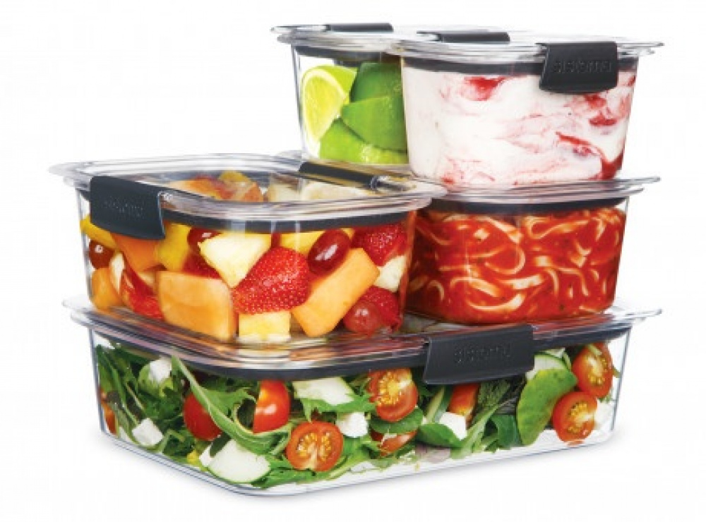 Vattentät matlåda, 2000 ml, BRILLIANCE LARGE, 28 x 19 x H 7 cm, Sistema, Klar / Svart i gruppen Förvaring / Köksförvaring / Matlådor / Sistema matlådor hos SmartaSaker.se (43208)