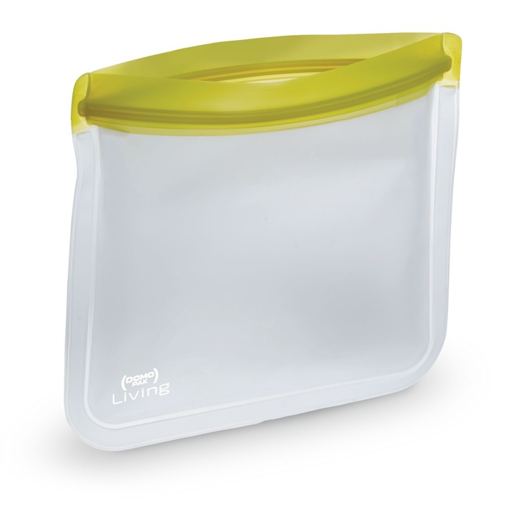 Vattentätt fodral, SMART BAG MEDIUM, 22 x 19,5 cm, Transparent / Lime i gruppen Förvaring / Förvaring på resa / Packpåsar och packkuber hos SmartaSaker.se (43215)