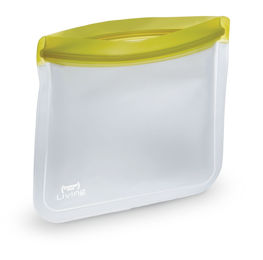 Vattentätt fodral, SMART BAG MEDIUM, 22 x 19,5 cm, Transparent / Lime i gruppen Förvaring / Förvaring på resa / Packpåsar och packkuber hos SmartaSaker.se (43215)