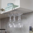 Vinglas hängare för 12 glas, under hylla, LARGE GLASS HANGER, Silver Vinglas hängare för 12 glas, under hylla, LARGE GLASS HANGER, Silver