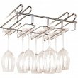 Vinglas hängare för 12 glas, under hylla, LARGE GLASS HANGER, Silver Vinglas hängare för 12 glas, under hylla, LARGE GLASS HANGER, Silver