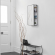 Väggförvaring med spegel, CUBIKO MIRROR, 30,5 x 13 x H 61cm, Umbra, Svart Väggförvaring med spegel, CUBIKO MIRROR, 30,5 x 13 x H 61cm, Umbra, Svart