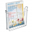 Väggkorg i metall för tidningar, CLASSICO MAGAZINE RACK, 8,4 x 27 x H 21,6 cm, Silver Väggkorg i metall för tidningar, CLASSICO MAGAZINE RACK, 8,4 x 27 x H 21,6 cm, Silver