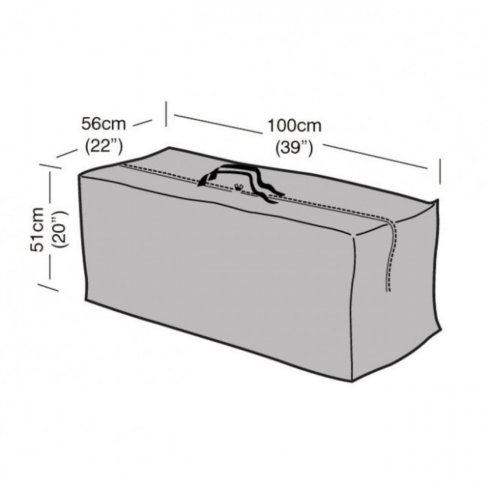 Väska för dynor, Extra Stark, PREMIUM SUPER TOUGH, 100 x 56 x H 51 cm, Svart i gruppen Förvaring / Förråd- och garageförvaring / Förvaringsväskor hos SmartaSaker.se (43245)