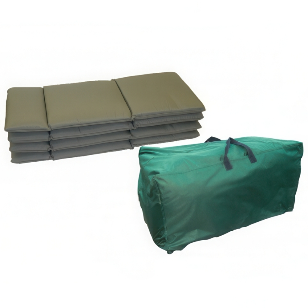 Väska för dynor, Extra Stark, PREMIUM SUPER TOUGH, 100 x 56 x H 51 cm, Grön i gruppen Förvaring / Förråd- och garageförvaring / Förvaringsväskor hos SmartaSaker.se (43246)