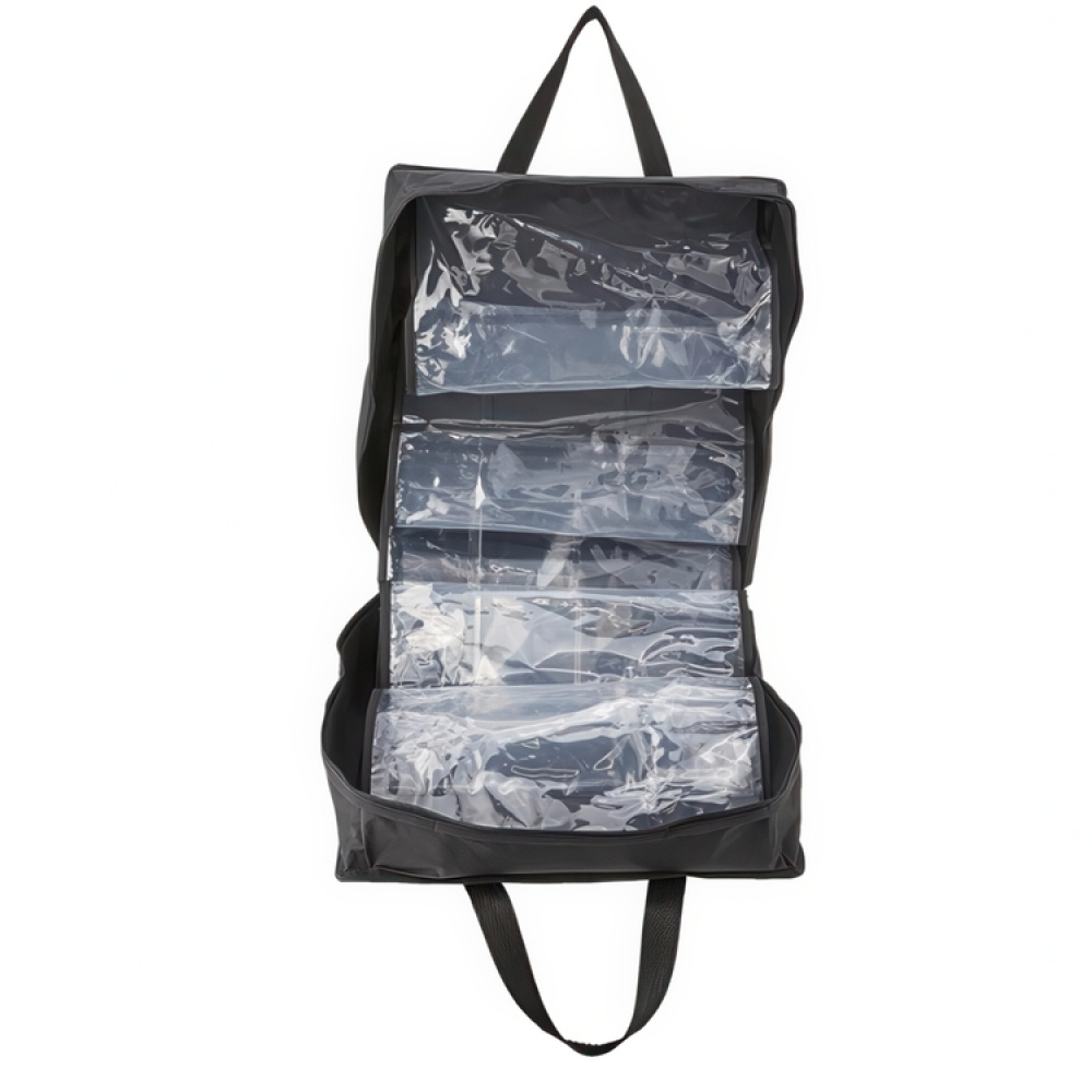 Väska för skor, MALETA PARA ZAPATOS, 32 x 17 x H 35 cm, Svart i gruppen Förvaring / Garderobsförvaring / Skoförvaring hos SmartaSaker.se (43247)