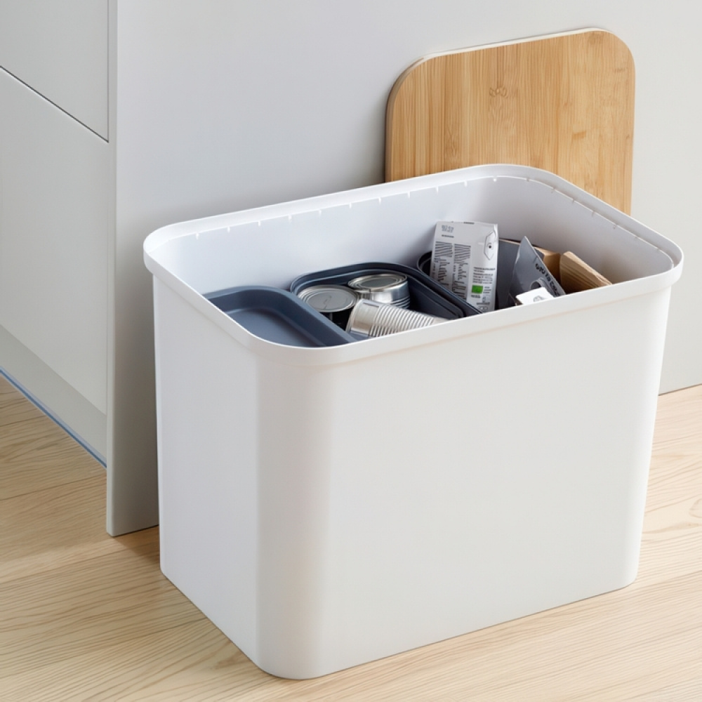 Återvinningsstation med lock och 3 insatser, SMARTSTORE COLLECT, 76 L, 57 x 38 x H 42 cm i gruppen Förvaring / Städförvaring och sopsortering / Sopsortering hos SmartaSaker.se (43252)