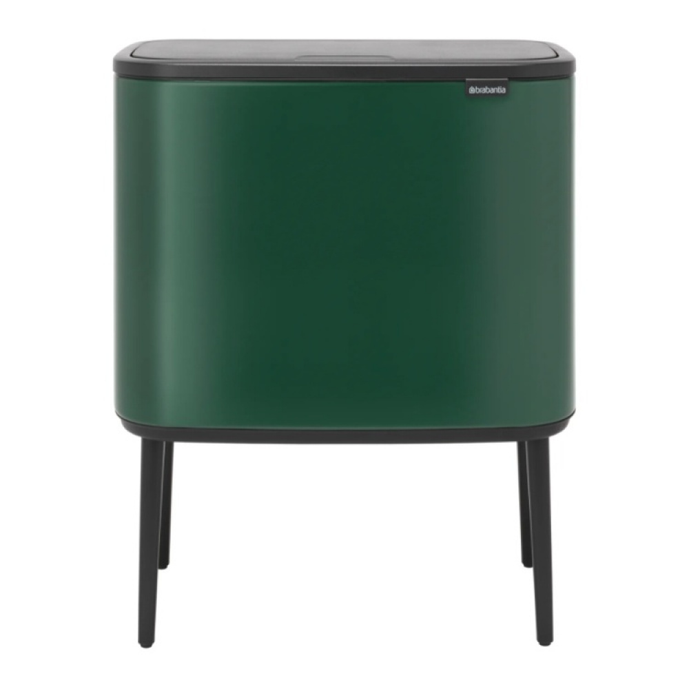 Återvinningsstation på ben, 2 insatser, BRABANTIA BO TOUCH 23 + 11 L, Pine Green i gruppen Förvaring / Städförvaring och sopsortering / Sopsortering hos SmartaSaker.se (43254)