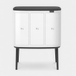 Återvinningsstation på ben, 3 insatser, BRABANTIA BO TOUCH 3 x 11 L Återvinningsstation på ben, 3 insatser, BRABANTIA BO TOUCH 3 x 11 L