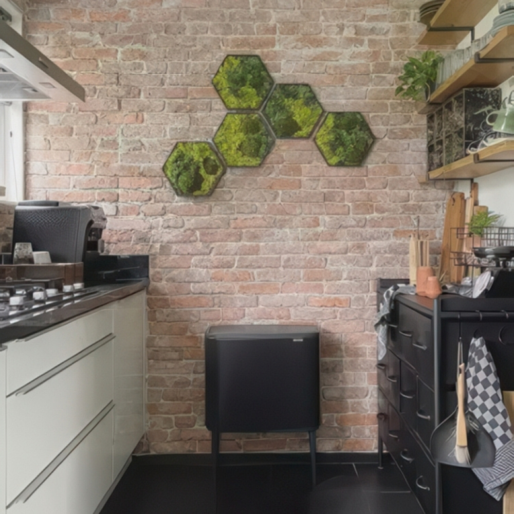 Återvinningsstation på ben, 3 insatser, BRABANTIA BO TOUCH 3 x 11 L i gruppen Förvaring / Städförvaring och sopsortering / Sopsortering hos SmartaSaker.se (43256)