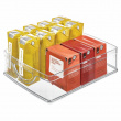 Öppen låda med handtag, Stapelbar, RPET CABINET BIN , 25,4 x 20,3 x H 7,6 cm, Transparent Öppen låda med handtag, Stapelbar, RPET CABINET BIN , 25,4 x 20,3 x H 7,6 cm, Transparent