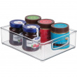 Öppen låda med handtag, Stapelbar, Låg, Kort, LINUS CABINET BIN, 25,4 x 20,3 x H 7,6 cm, Transparent Öppen låda med handtag, Stapelbar, Låg, Kort, LINUS CABINET BIN, 25,4 x 20,3 x H 7,6 cm, Transparent