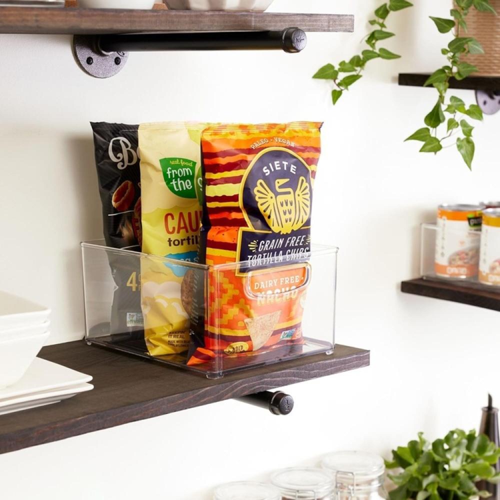 Öppen låda, Hög, Kort, LINUS CABINET BIN , 20,3 x 25,4 x H12,7cm, Transparent i gruppen Förvaring / Förvaringslådor hos SmartaSaker.se (43265)