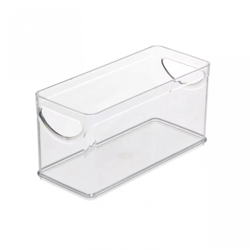 Öppen låda, Stapelbar, Smal, RPET CABINET BIN, 25,4 x 10,8 x H 12,7 cm, Transparent i gruppen Förvaring / Köksförvaring / Förvaringslådor och burkar hos SmartaSaker.se (43266)