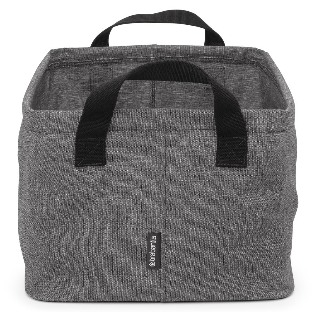 Förvaringskorg i tyg, Hopfällbar, BRABANTIA, 37 x 44 x H 26 cm, Grå i gruppen Förvaring / Garderobsförvaring / Sorteringslådor hos SmartaSaker.se (43276)