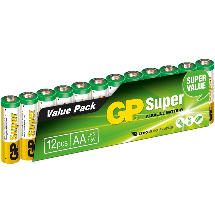Batteri AA, 12-pack i gruppen Tillbehör och liknande / Batterier hos SmartaSaker.se (lima-392385)