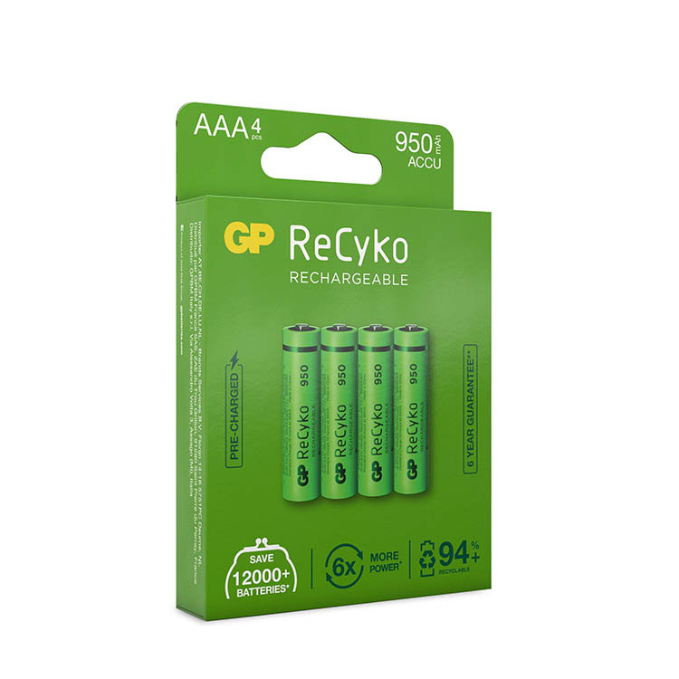 Laddningsbara batterier AAA, 4-pack i gruppen Tillbehör och liknande / Batterier hos SmartaSaker.se (lima-487885)